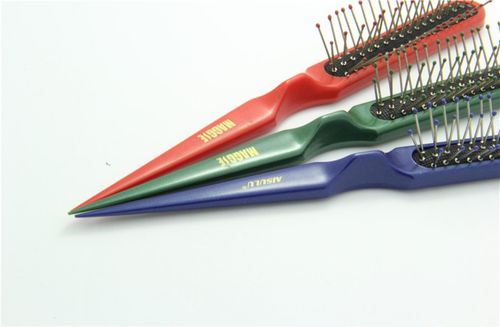 专业美发工具 6045钢针盘发梳与尖尾梳的卓越之选